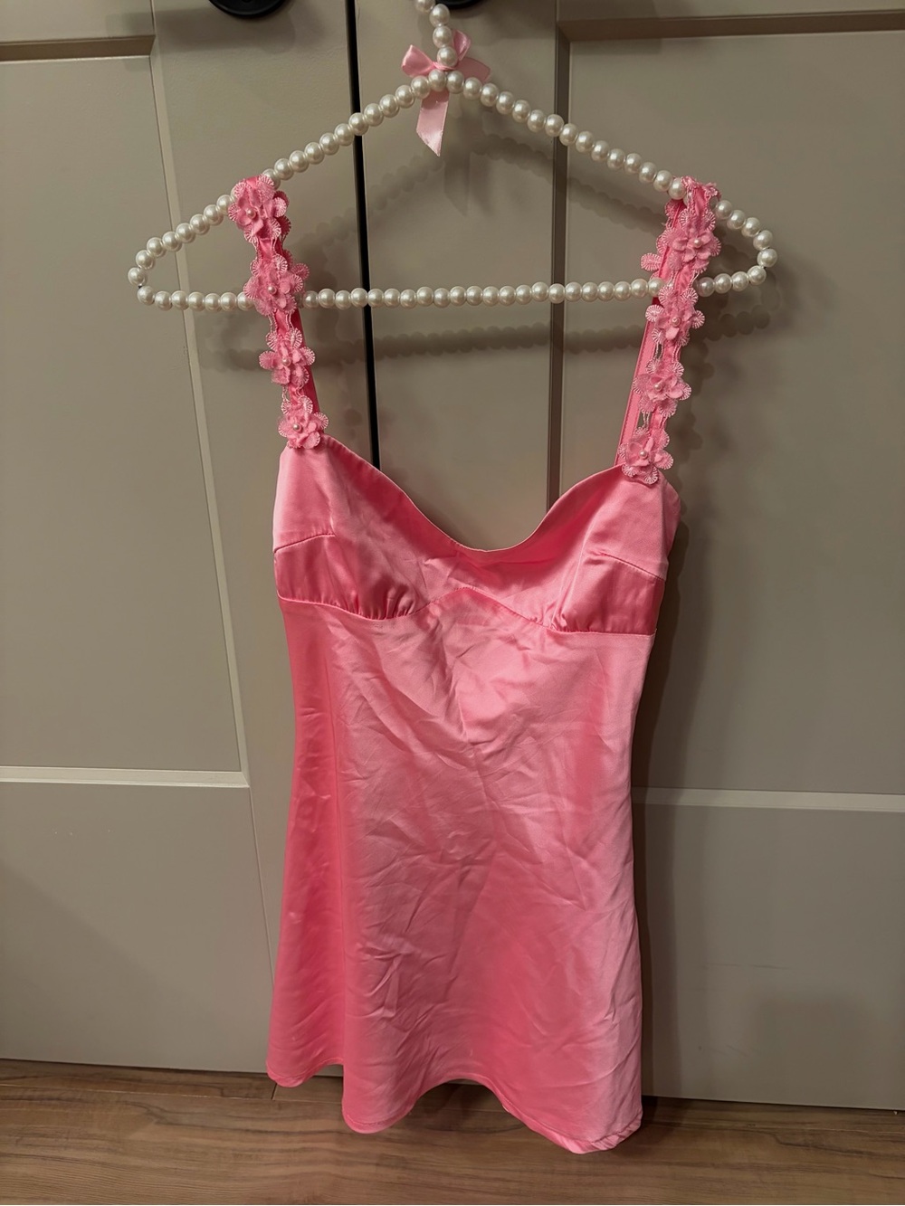 Beginning size 2 pink silk dress